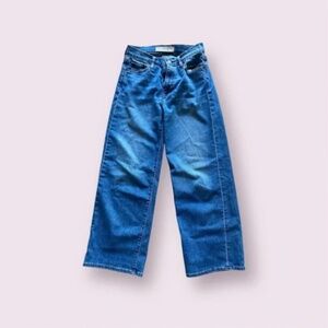 Gap Blue Wide Leg High Rise Jeans